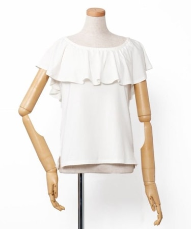 【マウナロア】ストレッチフリルトップス