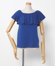 【マウナロア】ストレッチフリルトップス