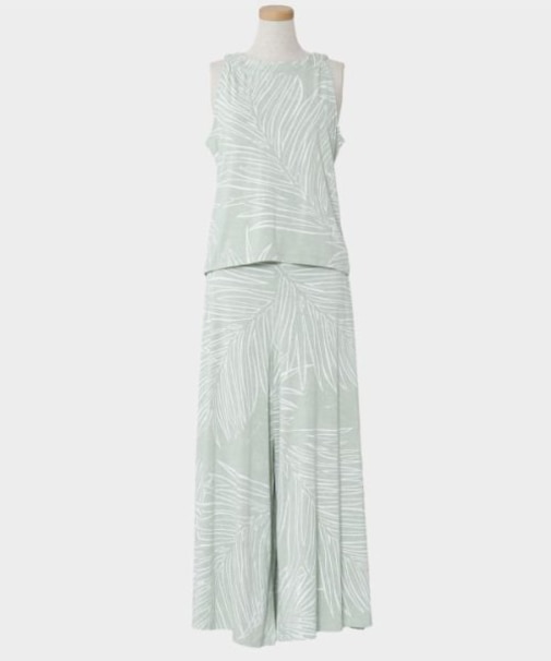 【マウナロア】ハパハオレパームセットアップ(パンツスタイル)