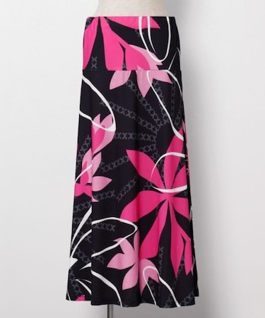 【マウナロア】Ocean Blue Bird ティアレトアマキシスカート