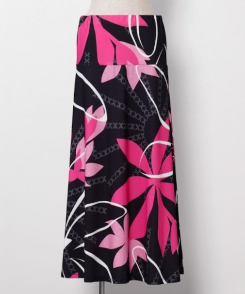 【マウナロア】Ocean Blue Bird ティアレトアマキシスカート