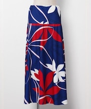 【マウナロア】Ocean Blue Bird ティアレトアマキシスカート