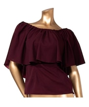 【マウナロア】ワイドフリルシャーリングブラウス