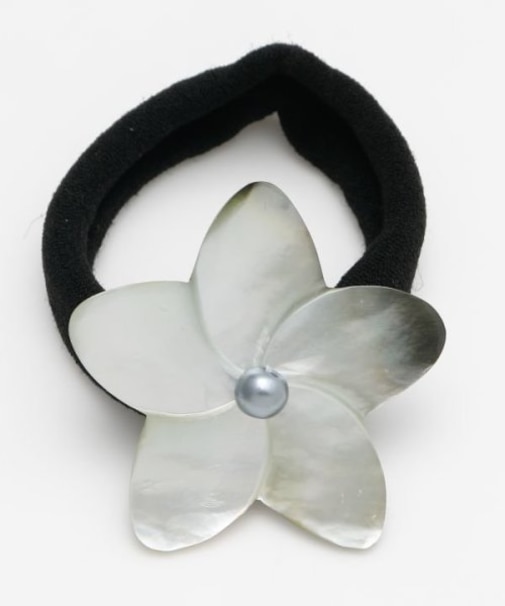 【マウナロア】プルメリアシェルヘアゴム