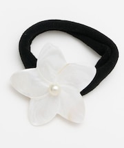 【マウナロア】プルメリアシェルヘアゴム