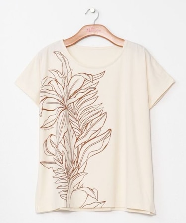 【マウナロア】クールタッチラインリーフトップス