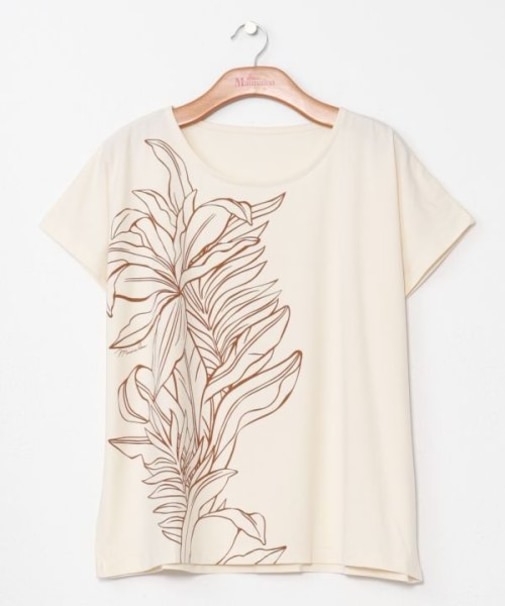 【マウナロア】クールタッチラインリーフトップス