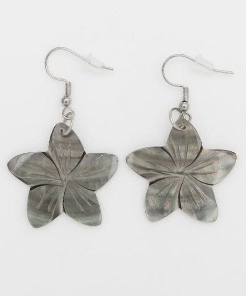 【マウナロア】プルメリアシェルピアス