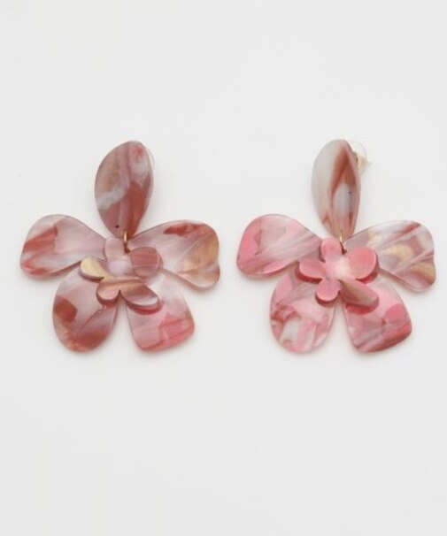 【マウナロア】アセチフラワーピアス