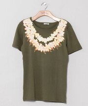 【マウナロア】プルメリアレイTシャツ