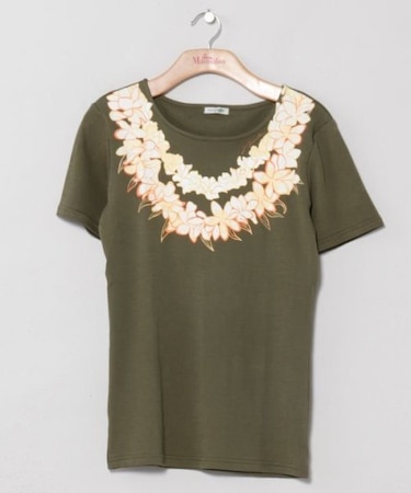 【マウナロア】プルメリアレイTシャツ