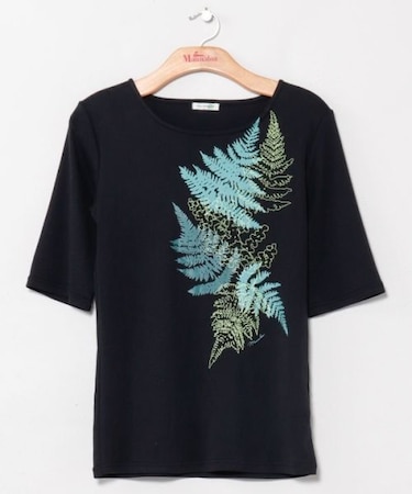 【マウナロア】ファーンＴシャツ（５分袖）