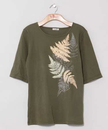 【マウナロア】ファーンＴシャツ（５分袖）