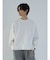 異素材ボンディングPO (offwhite/lightgray/black)