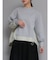 異素材ボンディングPO (offwhite/lightgray/black)