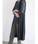 サイドプリーツニットロングジレ