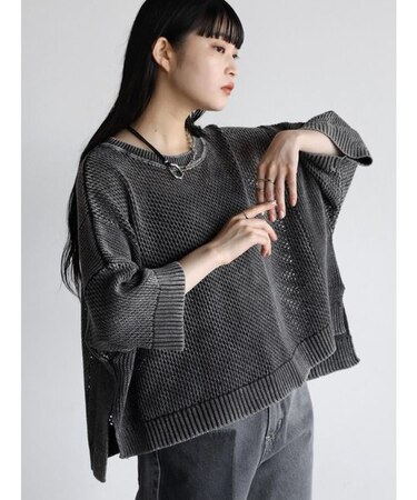 ドルマンメッシュニット