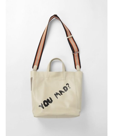 RESONATES Mad strap tote
