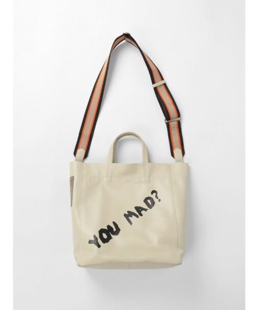 RESONATES Mad strap tote