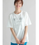 メタリックプリントTシャツ