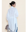 オーガンジーヘムロングシャツ