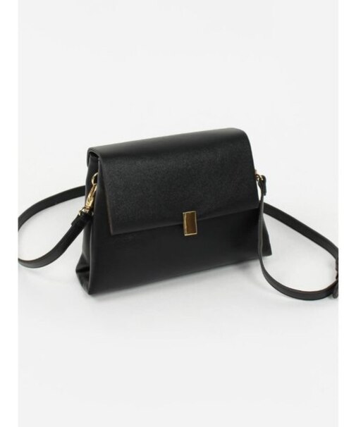 ヴィーガンレザー ショルダーバッグ（Ivory / Gray / Black color ）