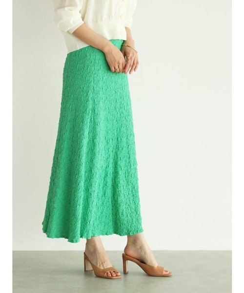 Mery 様、専用ページ ⛳Malbon プリーツスカート グリーン M merry jenny（メリージェニー） スカート リボンプリーツミディ