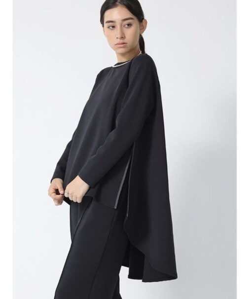 パイピングダンボールニットプルオーバー