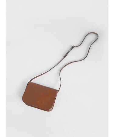 Leather shoulder bag