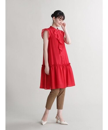 シースルーデザインワンピース