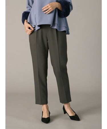 フロントリボンテーパードパンツ