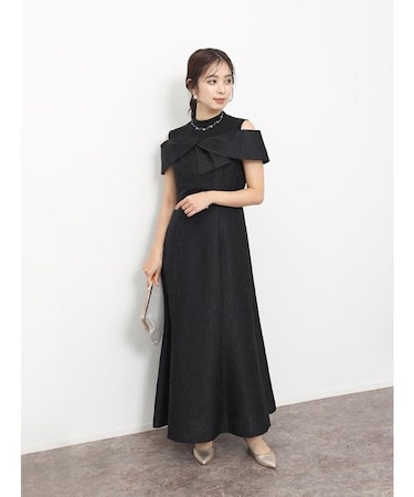 クラシックジャガードワンピース