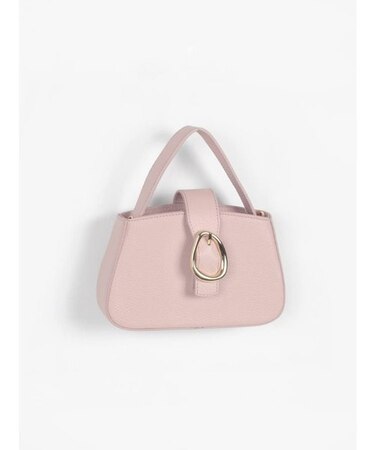 カウレザーワンハンドルミニバッグ(pink,sky blue)