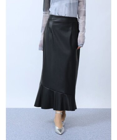 レザータッチマーメイドスカート