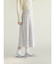 Reversible gather flare skirt