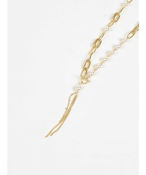 パールミックスデザインネックレス