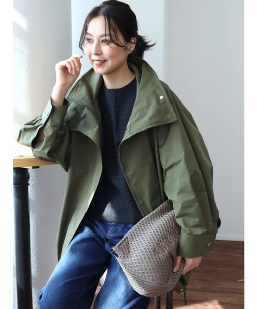 スタンドカラーブルゾン