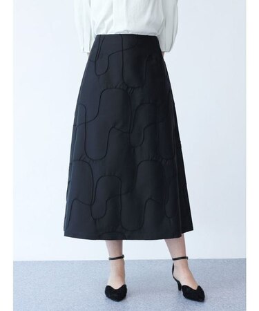 ジオメトリックラインスカート