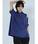 ショルダースリットカットソー（Blue）