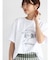 レディモチーフハーフスリーブTシャツ
