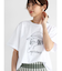 レディモチーフハーフスリーブTシャツ