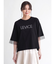 チュールスリーブTシャツ