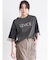 チュールスリーブTシャツ