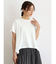 バックタック無地Tシャツ