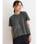 バックタック無地Tシャツ