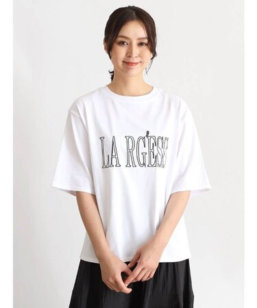 ロゴ刺繍Ｔシャツ