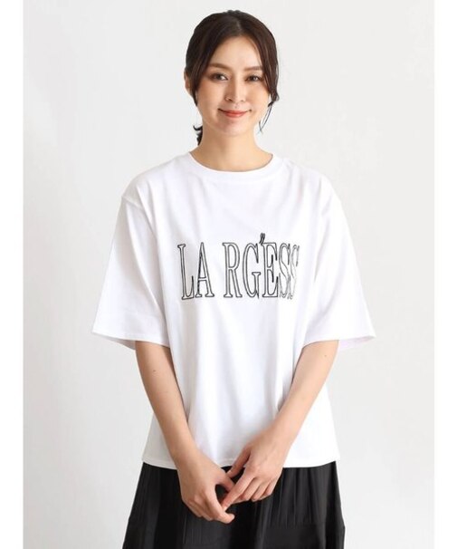 ロゴ刺繍Ｔシャツ