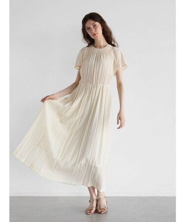 楊柳ドビードットワンピース