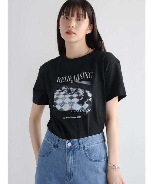 グラフィックプリントTシャツ(chess)