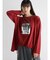 ドロストヘム箔ロゴロングTシャツ